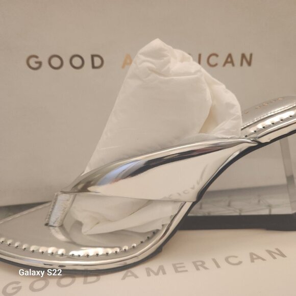 Good American Silver Sandals - Picture 2 of 11